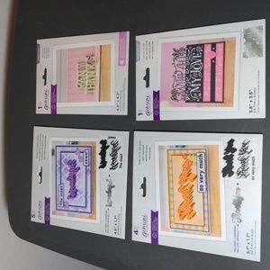 Crafter's Companion Card Making Lot of 4